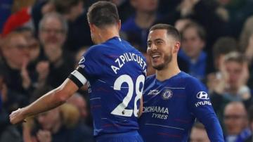 Chelsea 2-0 West Ham United: Eden Hazard double sends Blues third