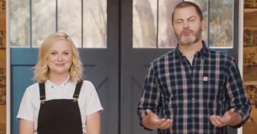 Amy Poehler and Nick Offerman Celebrate Parks and Rec's 10th Anniversary With a Sweet Video