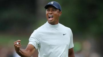Masters 2019: Tiger Woods roars into contention at Augusta