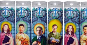 Are These Office-Themed Prayer Candles Necessary? Nope. Do I Still Want One? Absolutely.
