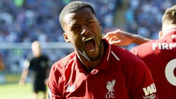 Cardiff 0-2 Liverpool: Wijnaldum and Milner on target as Reds go top