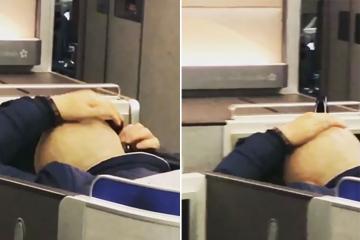 United passenger shaves head in-flight, grosses out business class