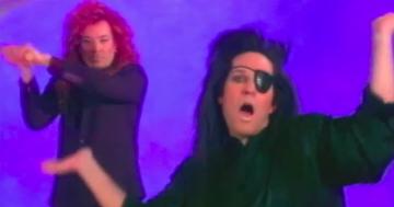 Paul Rudd and Jimmy Fallon Recreate the "You Spin Me Round" Music Video, and OMG, the HAIR!