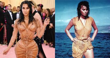 Kim Kardashian Channels Sophia Loren at the Met Gala After Shutting Down Baby Reports