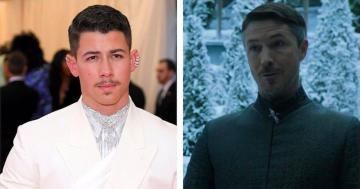 Nick Jonas Channeled Littlefinger at the Met Gala, and Sophie Turner Had Some Thoughts