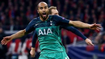 Ajax 2-3 Tottenham (3-3 on aggregate - Spurs win on away goals): Lucas Moura scores dramatic winner