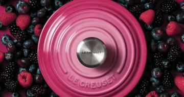 Le Creuset's Gorgeous New Cookware Is the Color of a Juicy Berry, and I'm Swooning