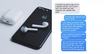 Dude hilariously makes amends with Apple support after losing his cool (7 Photos)