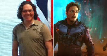 Cosplayer loses 40lbs to transform into Chris Pratt for Avengers premiere