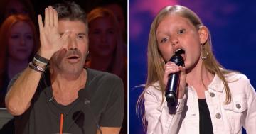 Déjà Vu! Simon Cowell Stops This 12-Year-Old's Performance and Asks Her to Sing Without Music