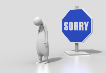 Too Late To Apologize – Unless You Have an Excuse