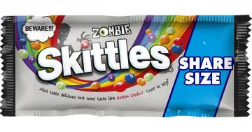 Ummm, "Rotten" Zombie-Flavored Skittles Exist, and We Seriously Fear For Our Tastebuds