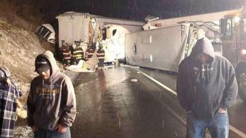 At least 5 dead, 60 injured in massive highway pileup