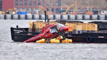 New York City helicopter crash was 'survivable,' secondary harnesses 'unsafe': NTSB