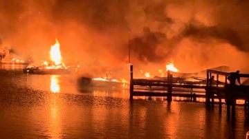 Multiple fatalities reported after massive fire destroys 35 boats