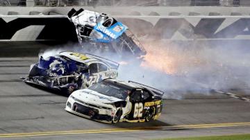 Daytona 500 ends with fiery crash involving Ryan Newman