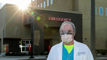 One mask a day for doctors in virus epicenter of Washington