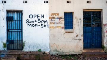 South Africa's shuttered storefronts a sign of economic pain