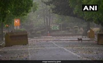 Heavy Rain, Hail And Strong Winds In Parts Of Delhi, Noida