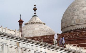 Parts Of Taj Mahal Complex Damaged In Thunderstorm, Main Structure Safe