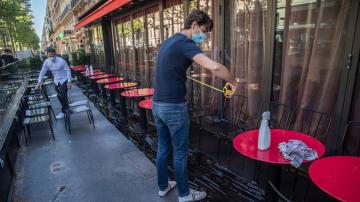 Paris cafes, restaurants partially reopen post-lockdown
