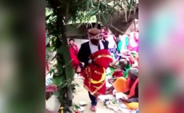 UP Man Marries Wooden Effigy As His 90-Year-Old-Father's Last Wish