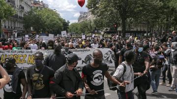 French protesters decry racism, other systemic injustices