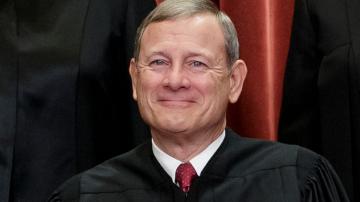 Chief Justice John Roberts injured head in fall during walk, Court says