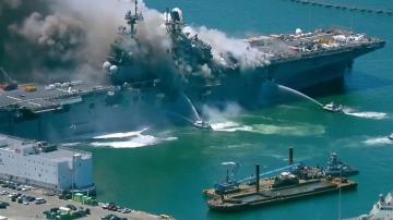 Officials investigating after 21 sailors, civilians injured in naval ship explosion