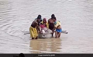 No Bridge, Pregnant Woman Carried In Utensil Across River To Hospital