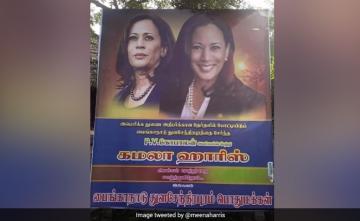"Victorious'' Kamala Harris Poster In Tamil Nadu, Her Niece Tweets Photo