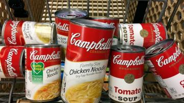 Campbell Soup shares fall despite strong earnings, sales