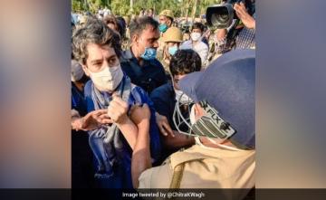 "How Dare He...?" BJP Leader's Tweet On Cop Manhandling Priyanka Gandhi