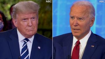 The President sparred with his moderator while Biden's slower-paced town hall focused more on policy. Americans could only watch one.