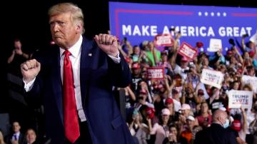 Trump to vote in Fla., hold 3 rallies; Biden focuses on Pa.