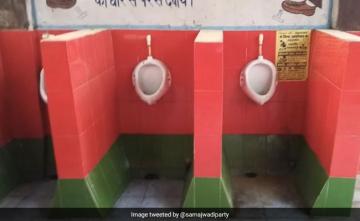 Samajwadi Party Objects To Toilet Tiles As Colour Matches Its Party Flag