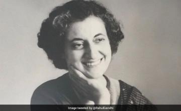 Rahul Gandhi Pays Tribute To Indira Gandhi On Her 36th Death Anniversary