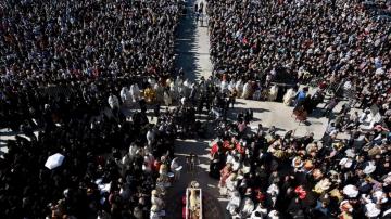 Huge funeral for Montenegro bishop despite rising infections