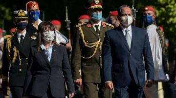 Egypt's president in Greece on 1st visit since maritime deal