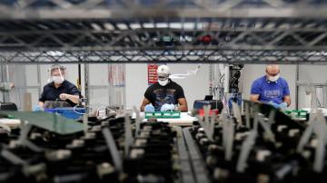 Industrial production up 1.1% in October, but still lagging