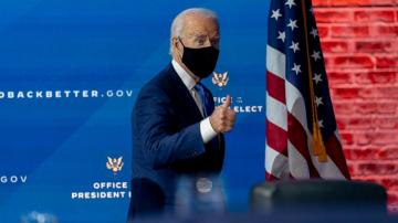Among first acts, Biden to call for 100 days of mask-wearing