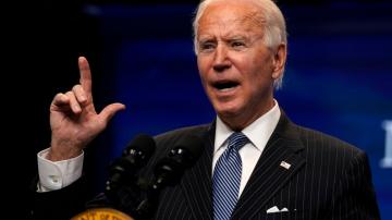 Biden more bullish on vaccines, suggests 1.5M shots per day