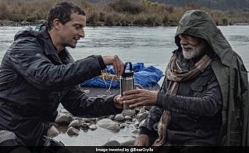 "One Of My Favourite": Bear Grylls Shares Throwback Pic With PM Modi
