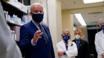 Biden tours Maryland lab that developed COVID-19 vaccine