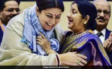 "Happy Birthday, Di" : Smriti Irani's Emotional Post For Sushma Swaraj
