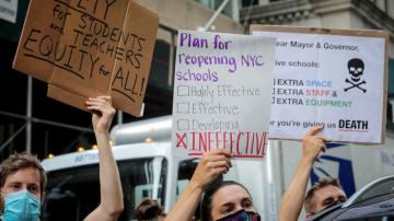 Divides in parent opinion complicate school reopening push