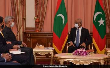 "Partners During Covid And Beyond": S Jaishankar Meets Maldives President