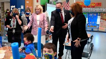 It's back to school for Jill Biden and new education chief