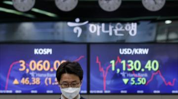 Asian shares mixed after stimulus lifts Dow, S&P to records