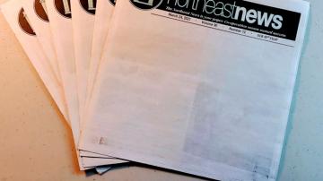 After blank front page, newspaper learns it's appreciated